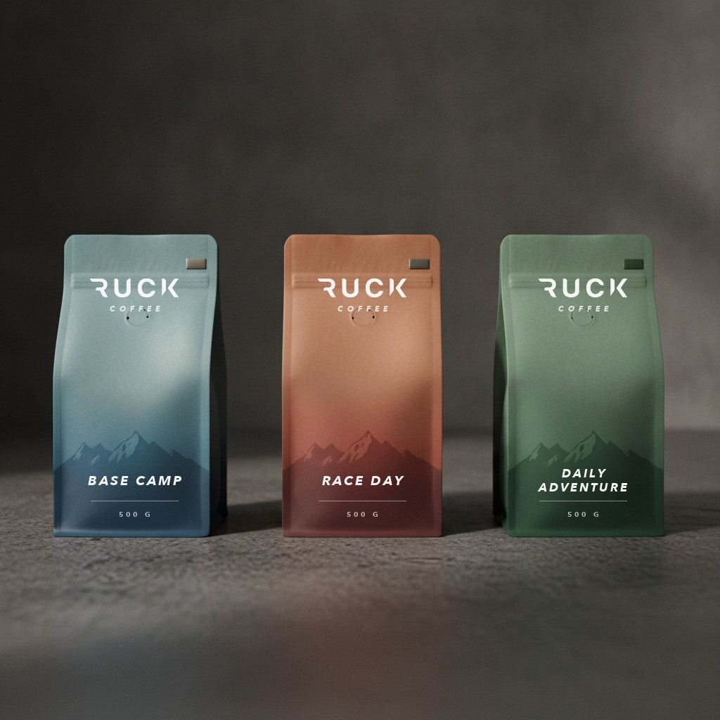 Las tres referencias de RUCK Coffee